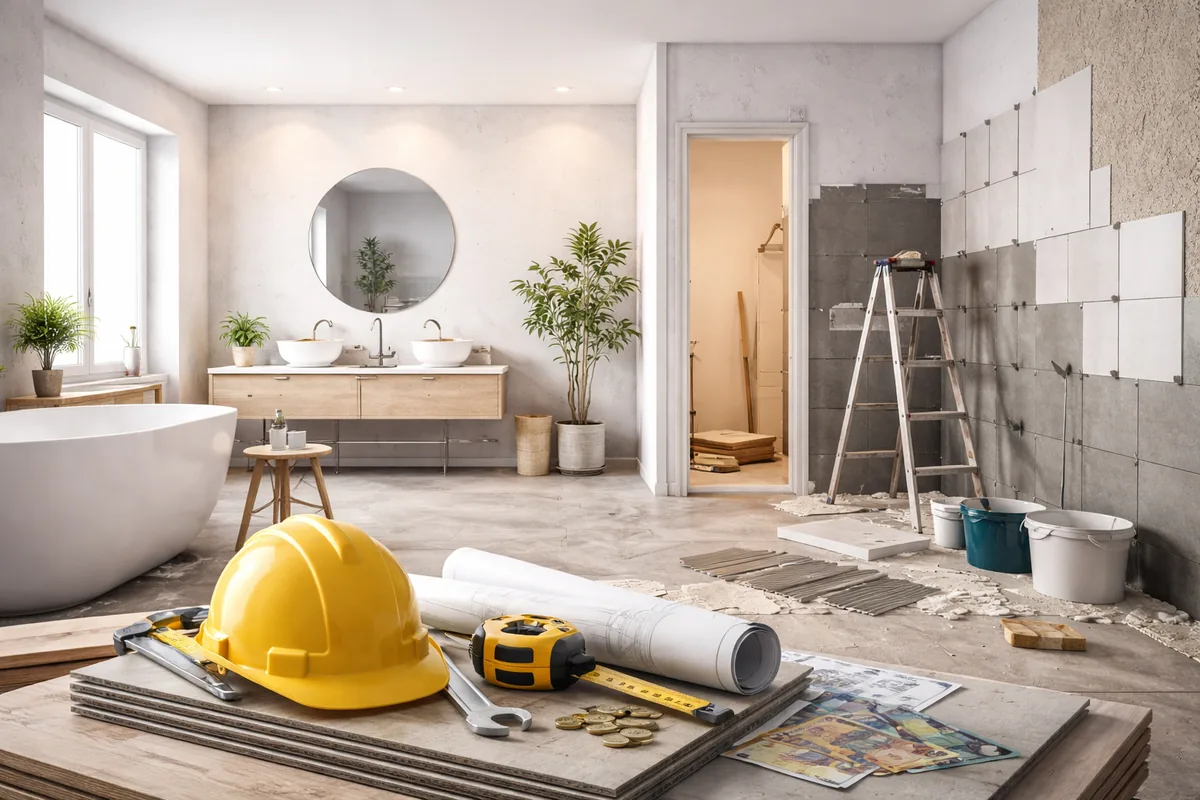 Quel est le coût des travaux de rénovation d'une salle de bain au m²