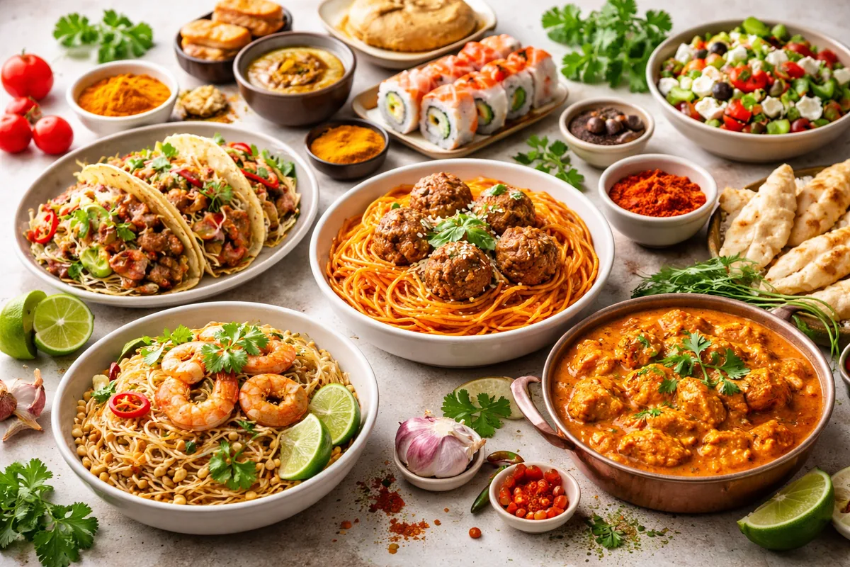 Comment découvrir les cuisines du monde à travers des recettes emblématiques